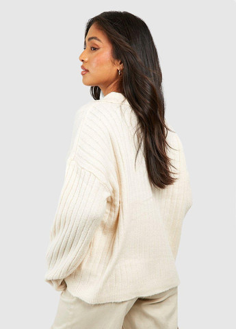 Кремовий демісезонний светр для вагітних Boohoo