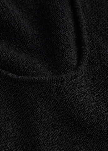 Черное кэжуал платье H&M однотонное