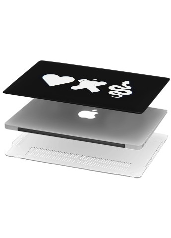 Чохол пластиковий для Apple MacBook Air 11 A1465 / A1370 Кохання. Смерть. Роботи (6349-2436) MobiPrint (218865487)