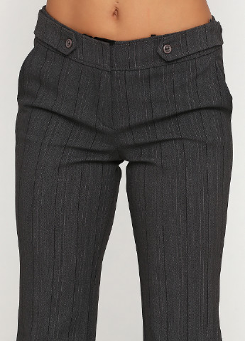 Коричневые кэжуал демисезонные прямые брюки Stefanie L