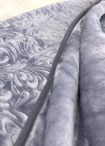 Плед велюровий з видавкою акрил 200х240 колір Vie Nouvelle (254397191)