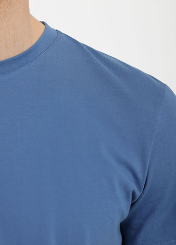 Темно-блакитна футболка Promin