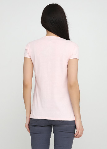 Бледно-розовая летняя футболка Spora
