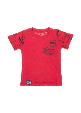 Красная летняя футболка с коротким рукавом Divonette