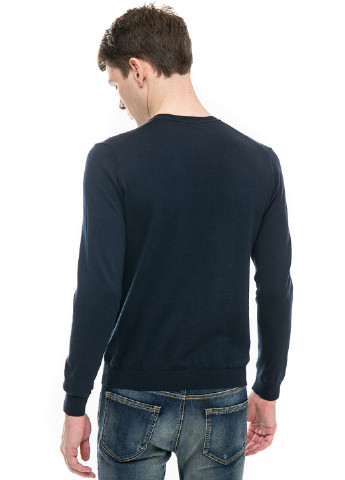 Темно-синий демисезонный пуловер пуловер United Colors of Benetton
