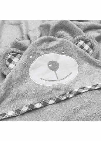 Lovely Svi детское полотенце с капюшоном - полотенце уголок - серый мишка серый производство - Китай
