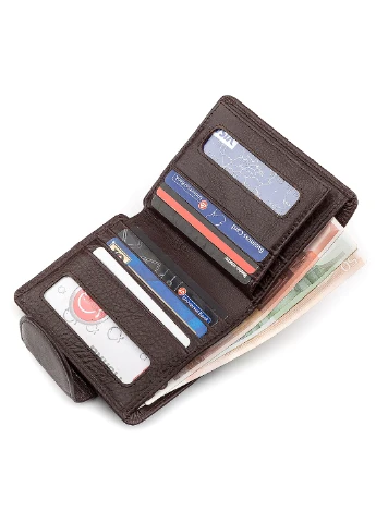 Женский кожаный кошелек 9,5х11х3 см st leather (252127818)
