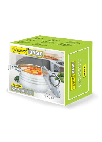 Кастрюля с крышкой MR-3513-26 8,2 л 26 см Maestro (254703799)
