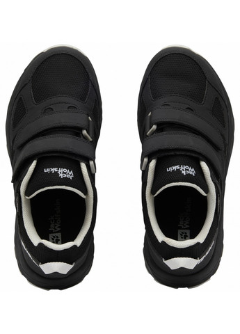 Черные демисезонные кроссовки Jack Wolfskin WOODLAND 2 TEXAPORE LOW VC K