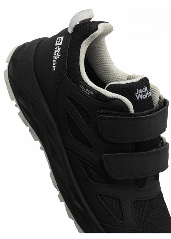 Черные демисезонные кроссовки Jack Wolfskin WOODLAND 2 TEXAPORE LOW VC K