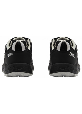 Черные демисезонные кроссовки Jack Wolfskin WOODLAND 2 TEXAPORE LOW VC K