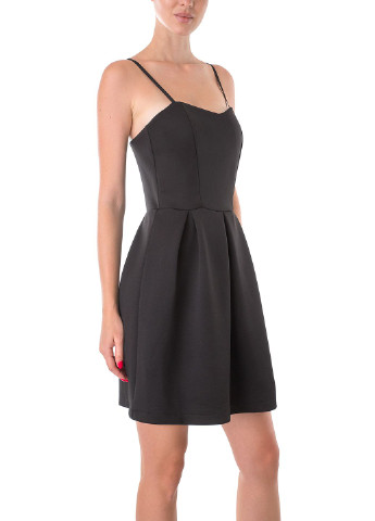 Черное коктейльное платье Miss Miss однотонное