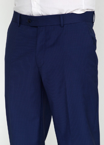 Темно-синий демисезонный костюм (пиджак, брюки) брючный Bagozza