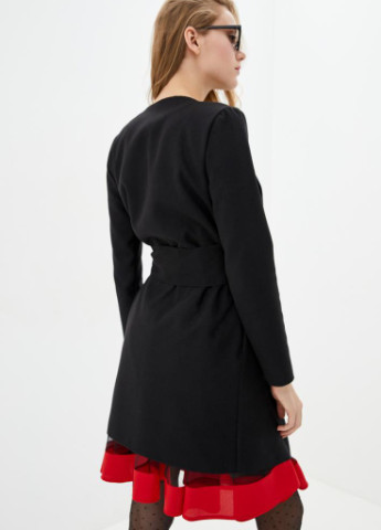 Черное демисезонное Женское пальто Eleganc Podium