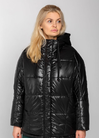Черная зимняя зимняя женская куртка лия MioRichi