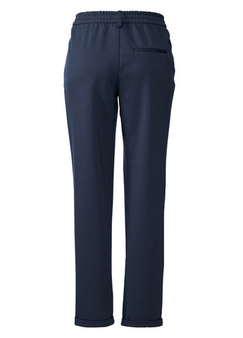 Темно-синие кэжуал демисезонные прямые брюки ADPT
