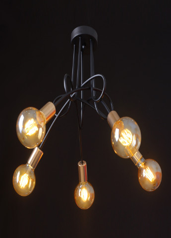 Потолочная люстра BR-01 604S/5 E27 ВК/G Brille (251891775)