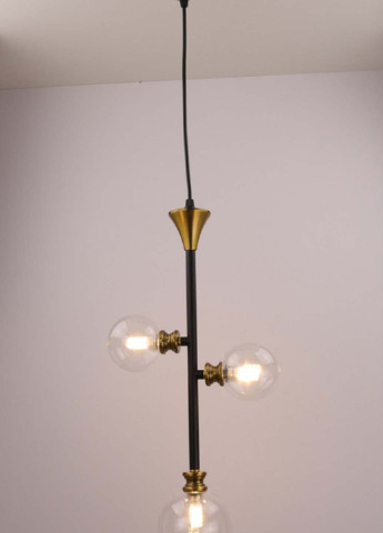 Люстра стельова підвісна в стилі LOFT (лофт) ZL1350 / 3 Чорний 55х10х23 см. Handmade (234538266)