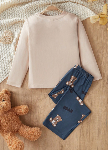 Комбінована всесезон піжама (лонгслів, штани) лонгслів + брюки SHEIN