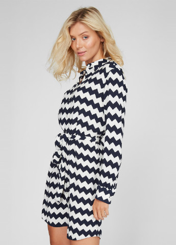 Синя кежуал сукня сукня-сорочка Gant з абстрактним візерунком