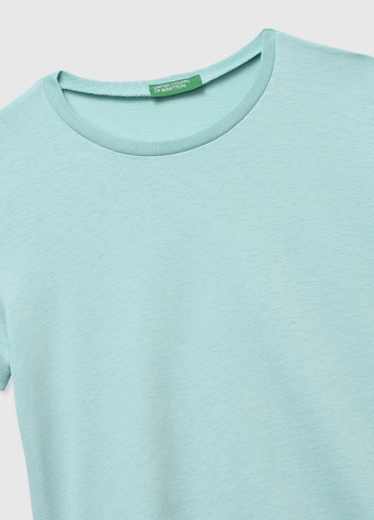 Світло-блакитна літня футболка United Colors of Benetton