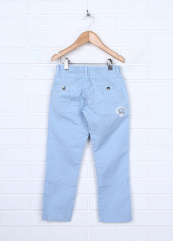 Голубые кэжуал демисезонные брюки зауженные Ki 6
