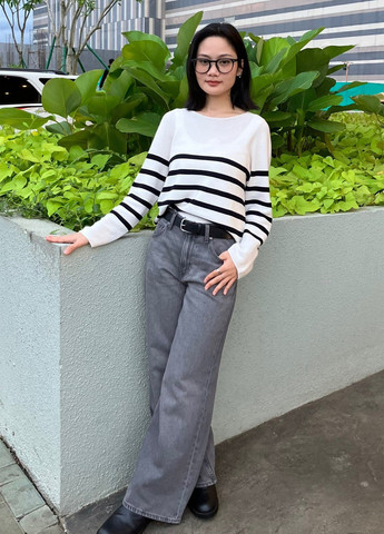 Белый демисезонный джемпер джемпер Uniqlo