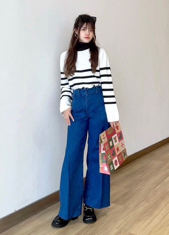 Белый демисезонный джемпер джемпер Uniqlo