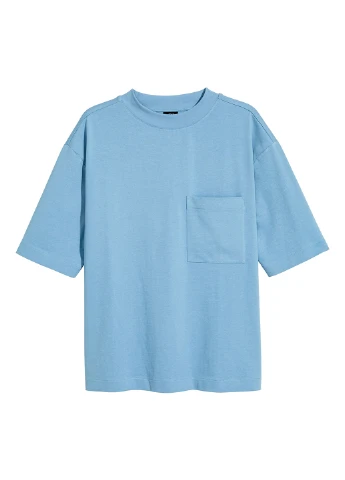 Блакитна футболка H&M
