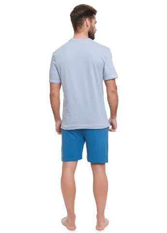 Блакитний демісезонний костюм (футболка, шорты) Lee Cooper