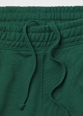 Темно-зеленые кэжуал демисезонные брюки H&M