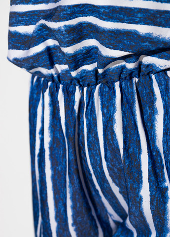 Комбинезон Time of Style комбинезон-шорты полоска синий кэжуал хлопок