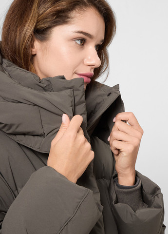 Оливковий (хакі) зимній Пуховик PRPY