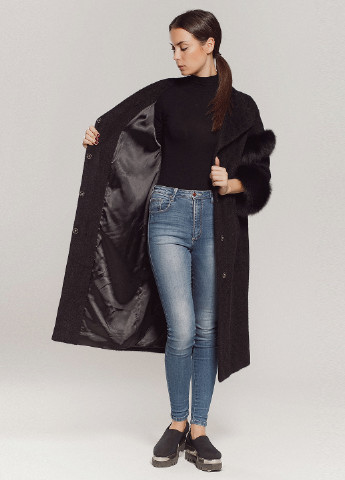 Черное демисезонное Пальто оверсайз Esmeralda