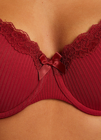 Бордовий бюстгальтер Hunkemoller з кісточками поліамід
