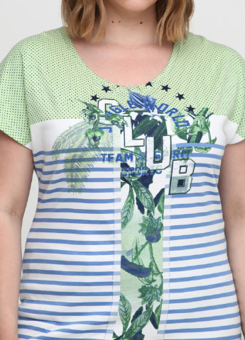 Блакитна літня футболка Mariya