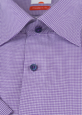 Фиолетовая кэжуал рубашка Olymp с коротким рукавом