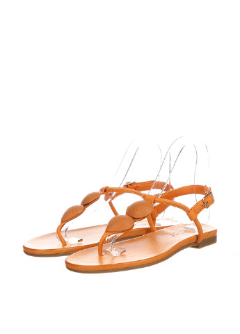 Женские кэжуал сандалии Pera Donna оранжевого цвета на ремешке