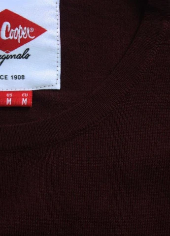 Темно-бордовий демісезонний джемпер Lee Cooper