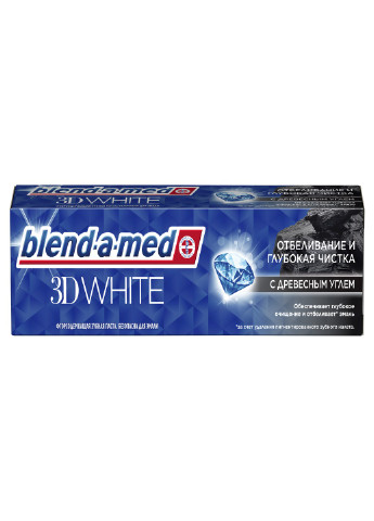 Зубная Паста 3DWhite Глубокая Чистка 100 мл Blend-a-Med бесцветная