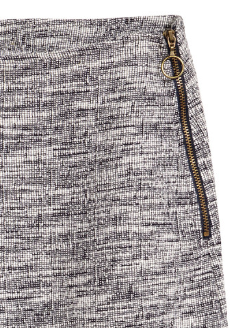 Разноцветная кэжуал меланж юбка H&M а-силуэта (трапеция)