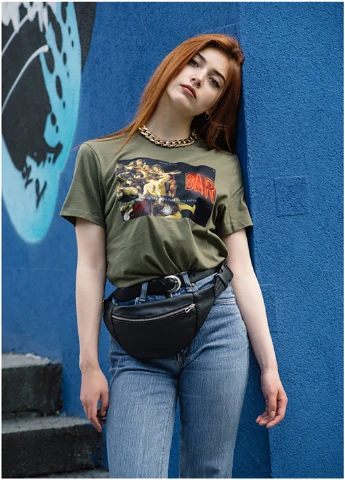 Женская сумка на пояс (бананка) 33х14 см Sambag (252133420)