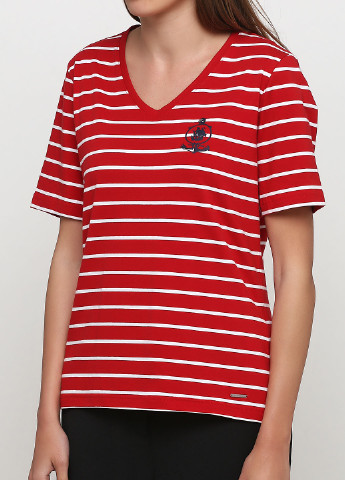Красная летняя футболка BRANDTEX COASTLINE