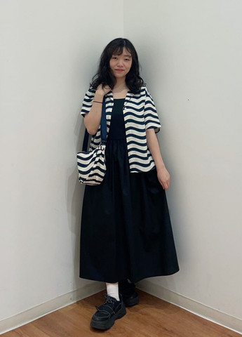 Комбинированный летний комплект (рубашка, майка) Uniqlo