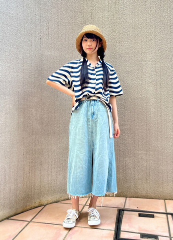 Комбинированный летний комплект (рубашка, майка) Uniqlo