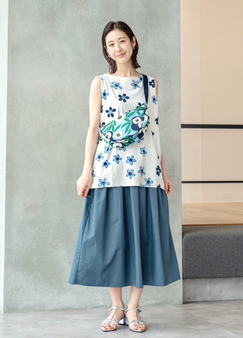 Комбинированный летний комплект (рубашка, майка) Uniqlo