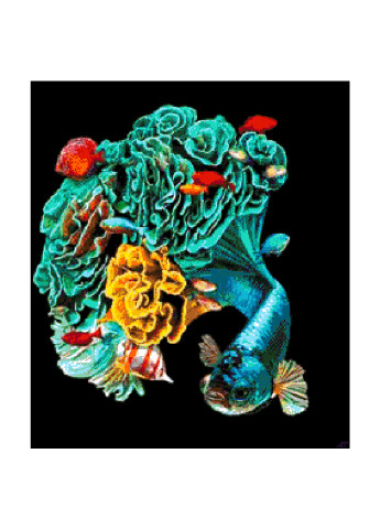 Набір для вишивання бісером В пучине океана 44х50 см Александра Токарева (252253739)