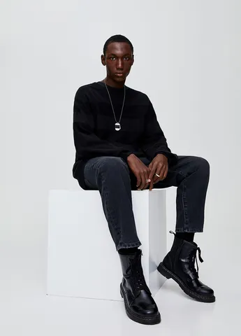 Чорний демісезонний джемпер джемпер Pull & Bear