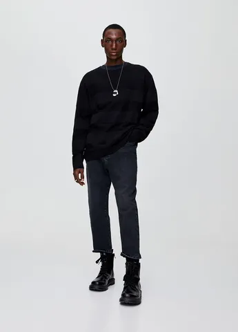 Чорний демісезонний джемпер джемпер Pull & Bear