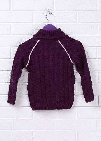 Фиолетовый демисезонный свитер пуловер Лютик